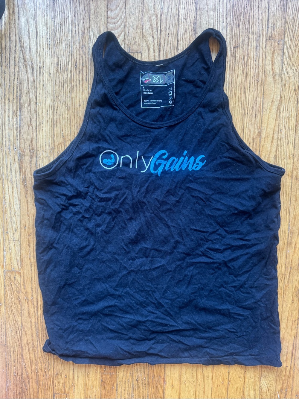 ONLY GAINS gym tank [NOT GYMSHARK]